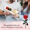 Mothers Day Rose Gifts for Mom,Birthday Gifts for Women,Mothers Day Flowers Gifts for Mom from Daughter Son,Preserved Red Rose Flower Gift for Her,Wife,Grandma,Women,Christmas,Anniversary